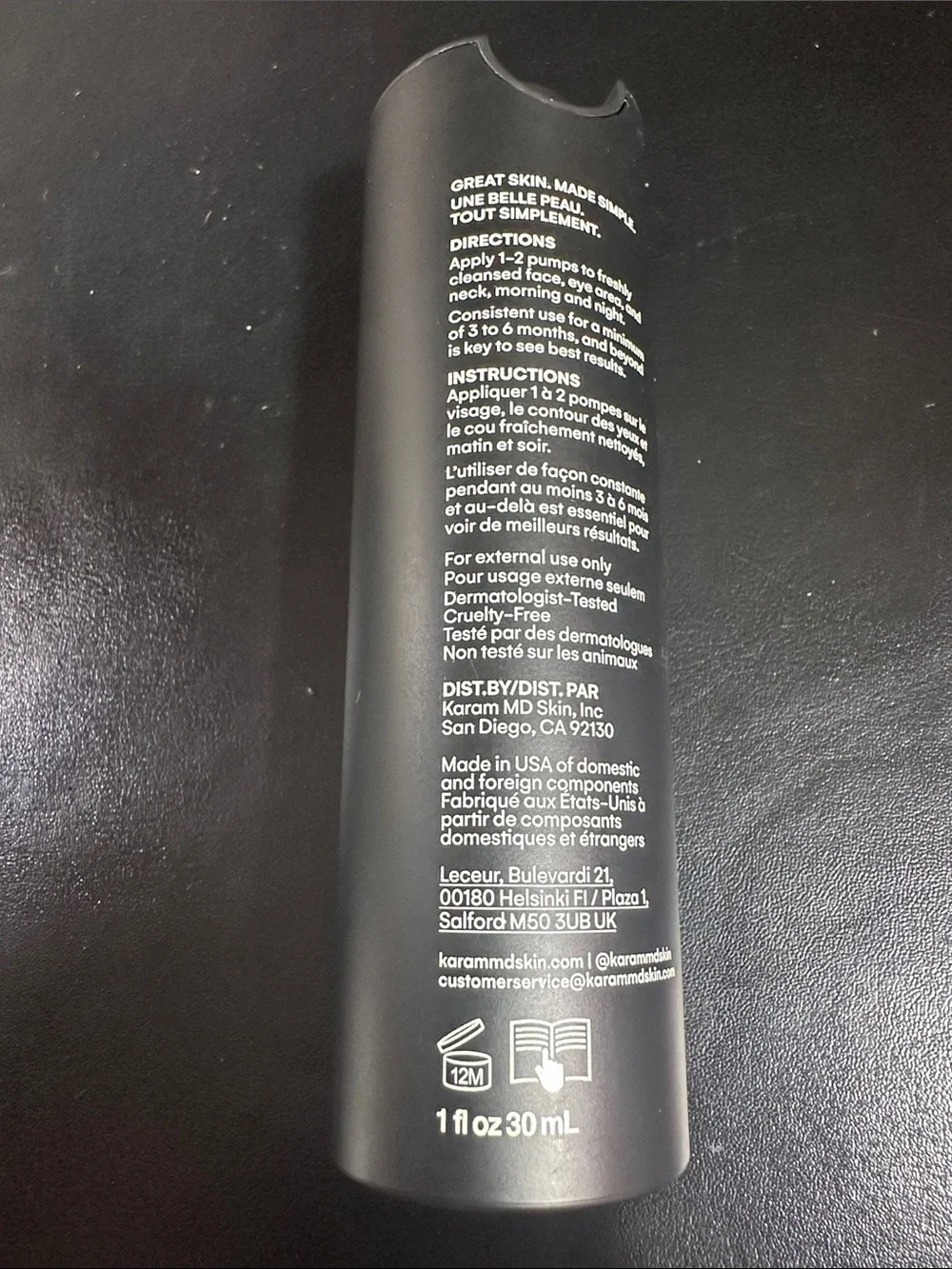 KARAMMD Quench Vitamin C Serum no box
